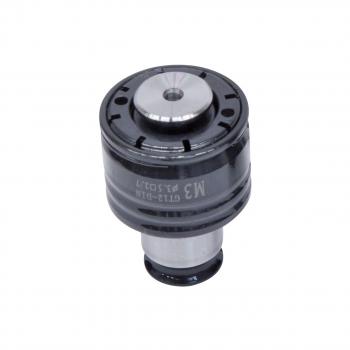 Bernardo quick-change chuck 19 mm GT 12, DIN 371, M3 (3.5 x 2.7)